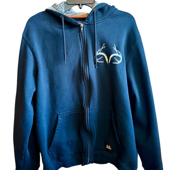 Realtree Black and Orange Hoodie - Picture 1 of 2